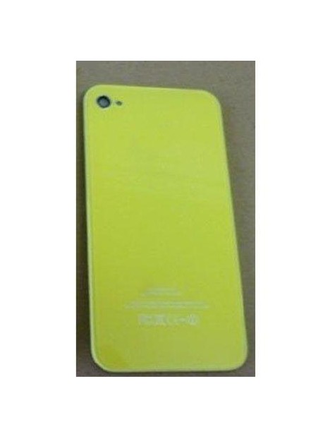 iPhone 4s cristal trasero amarillo