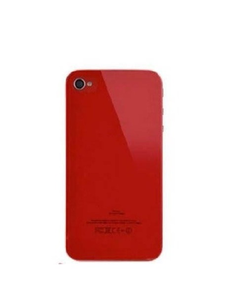 iPhone 4s cristal trasero rojo