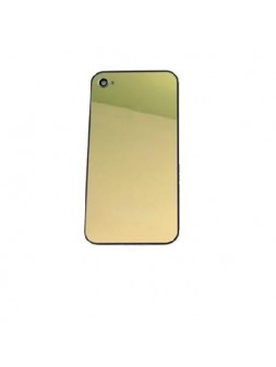 iPhone 4s cristal trasero dorado