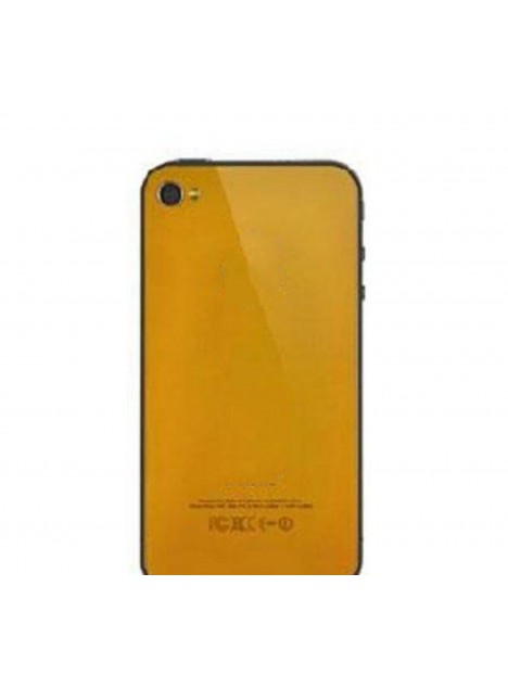 iPhone 4 cristal trasero naranja