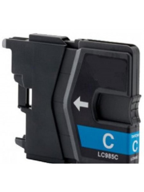 Cartucho reciclado Brother LC985 cyan
