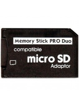 Adaptador MicroSD - Memory Stick (hasta 16gb en tu PSP)