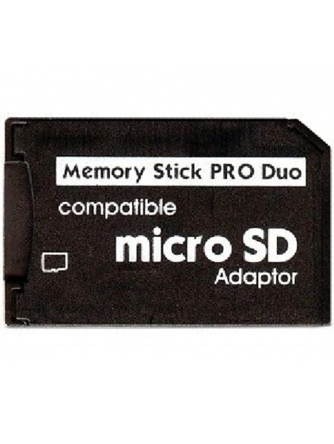 Adaptador MicroSD - Memory Stick (hasta 16gb en tu PSP)