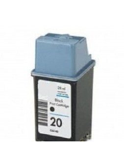 Cartucho reciclado HP Nº 20 (C6614DC) Negro