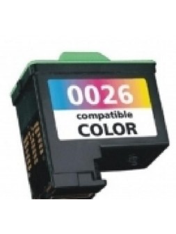 Cartucho reciclado Lexmark Nº26 (10N0026C) Color