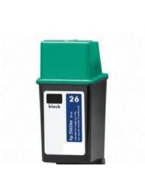 Cartucho reciclado HP Nº26 (51626AC) Negro