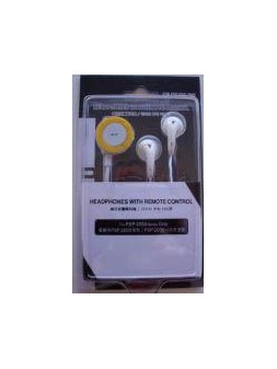 Auriculares con control remoto para tu PSP 2000-3000