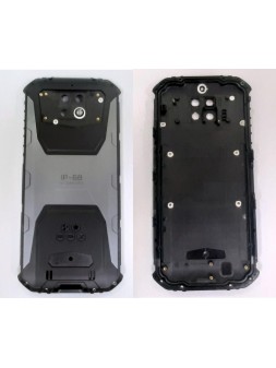 Tapa trasera o tapa bateria negra para Oukitel WP6 mas chapa metalica mas cristal flash