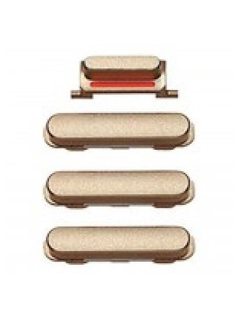 iPhone 6 set 4 botones dorado premium