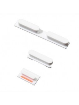 iPhone 5C Set 3 Piezas botones blanco