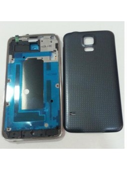Samsung Galaxy S5 I9600 SM-G900 SM-G900F carcasa completa gris