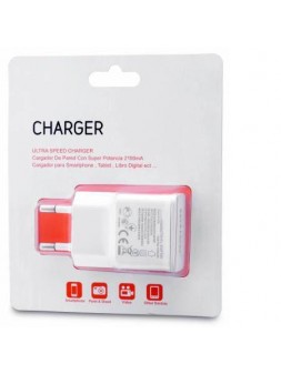 Cargador de red para Smartphone Tablet 2000mA 6208