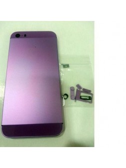 iPhone 5S Carcasa central + Tapa batería lila