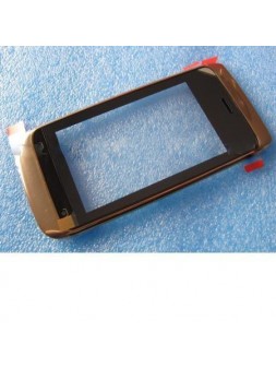 Nokia Asha 308 309 310 Pantalla táctil + marco dorado