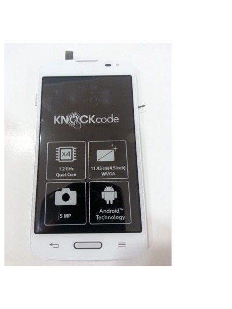 LG F70 LG D315 pantalla lcd + táctil blanco + marco premium