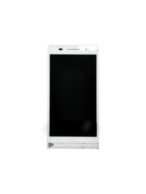 Huawei Ascend P6 pantalla lcd + táctil blanco + marco premium