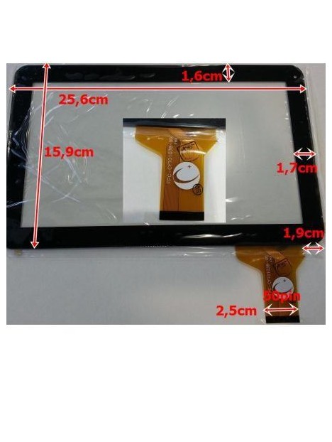 Pantalla Táctil repuesto tablet china 10.1" Modelo 20