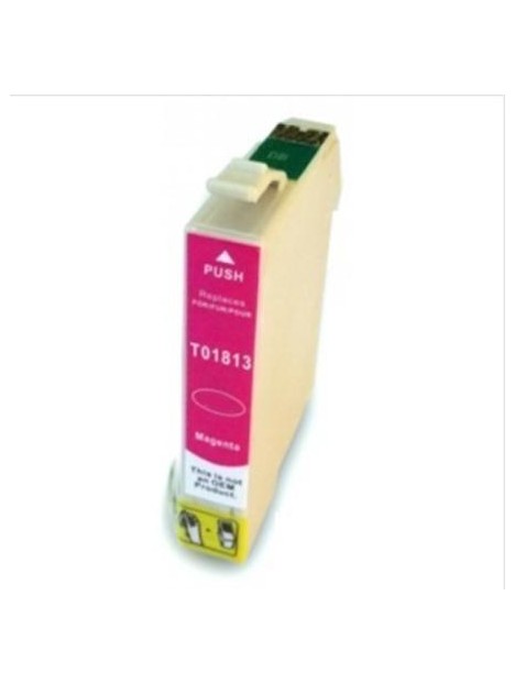 Cartucho reciclado Epson T01813 Magenta