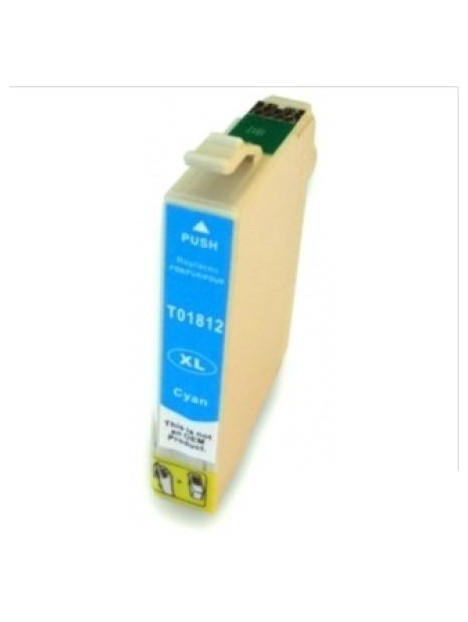 Cartucho reciclado Epson T01812 Cyan