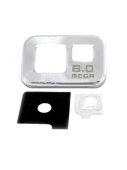 Samsung Galaxy S2 I9100 cubierta camara blanco premium