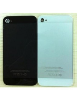 iPhone 4 Cristal Trasero negro diseño iPhone 5