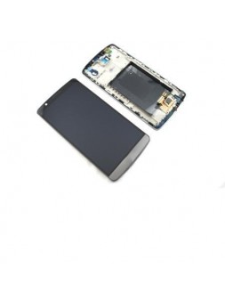 LG G3 D855 pantalla lcd + táctil negro (gris) + marco origin
