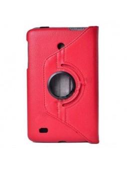 Lg G Pad 7.0 LG-V400 Funda rotatoria rojo