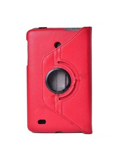 Lg G Pad 7.0 LG-V400 Funda rotatoria rojo