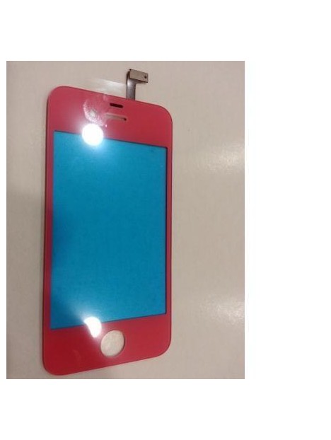 iPhone 4 4s cristal rosa + digitalizador