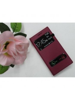 Funda Inteligente S-VIEW Cover Huawei G6 rojo-granate