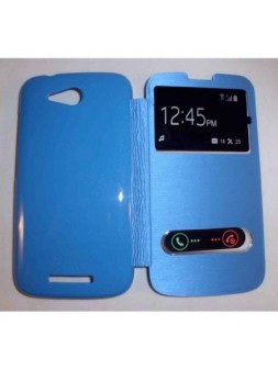 Funda Inteligente S-VIEW Cover azul celeste Huawei Ascend B199