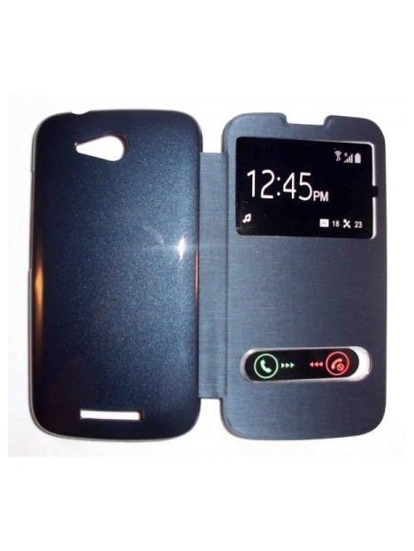 Funda Inteligente S-VIEW Cover azul marino Huawei Ascend B199