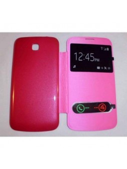Funda Inteligente S-VIEW Cover Rosa Huawei Ascend Y600