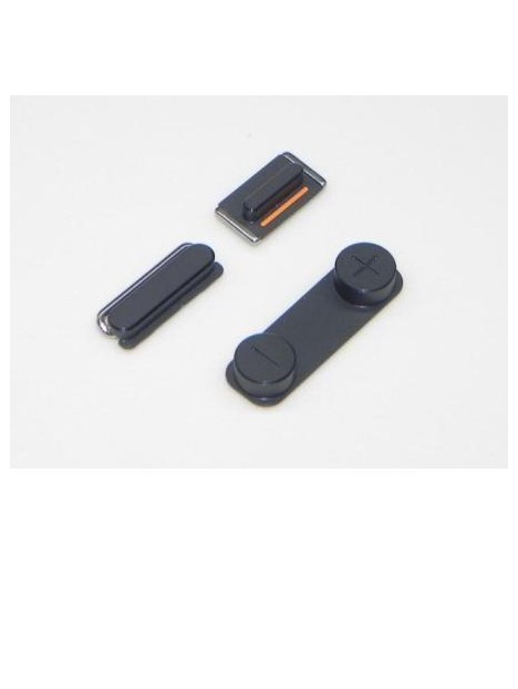iPhone 5 Set 3 Botones Color negro premium