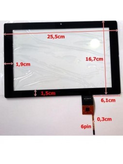 Pantalla táctil repuesto tablet china 10.1" modelo 12