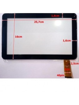 Pantalla táctil repuesto tablet china 10.1" modelo 11