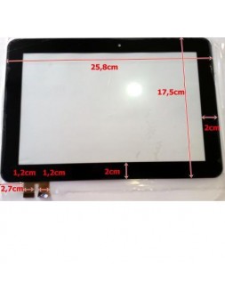Pantalla táctil repuesto tablet china 10.1" modelo 2