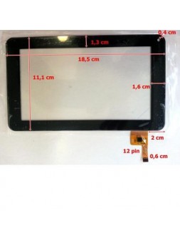 Pantalla táctil repuesto tablet china 7" modelo 13