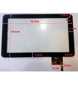 Pantalla táctil repuesto tablet china 9" Modelo 9