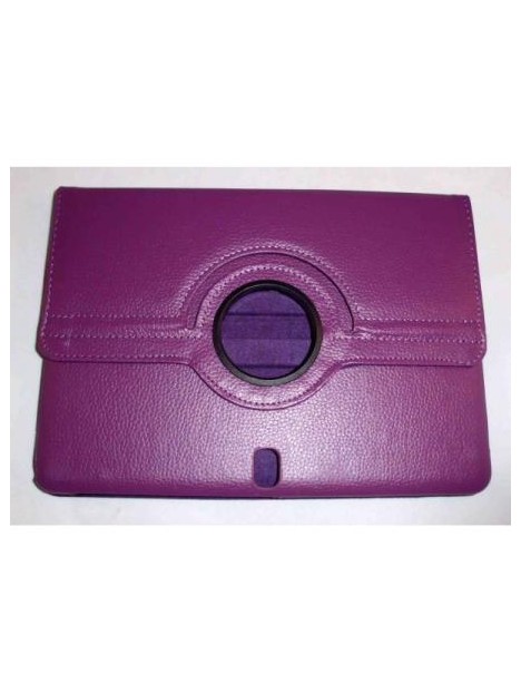 Samsung Galaxy Tab Pro 10.1 Funda cuero giratoria 360º viole