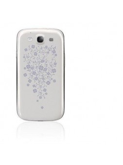 Samsung Galaxy S3 I9300 Tapa Batería blanco flores