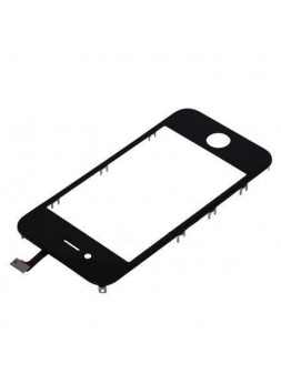 iPhone 4S Cristal + Digitalizador Negro + Marco