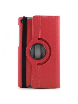 Nexus 7 2014 Funda Giratoria rojo
