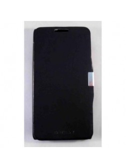 BQ Aquaris 5.7 Flip Cover con iman carcasa azul marino