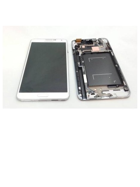 Samsung Galaxy Note 3 N9005 LCD + Táctil blanco + Marco premium remanufacturado