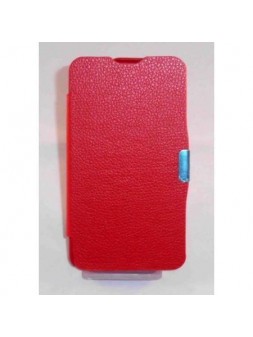 BQ Aquaris 3.5" Flip cover con iman carcasa rojo