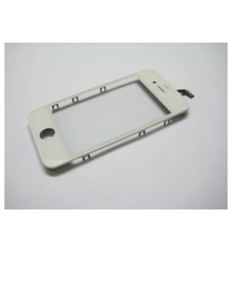 iPhone 4 Cristal + Digitalizador Blanco + Marco