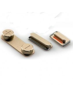 iPhone 5S SE Set 3 Piezas Botones gold premium