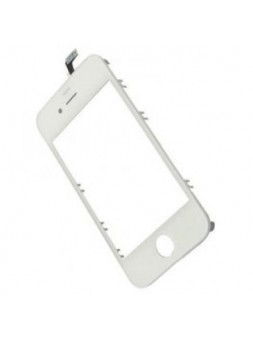 iPhone 4S Cristal + Digitalizador blanco + Marco