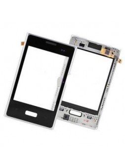 LG Optimus L3 E400 Pantalla táctil negra + Marco premium